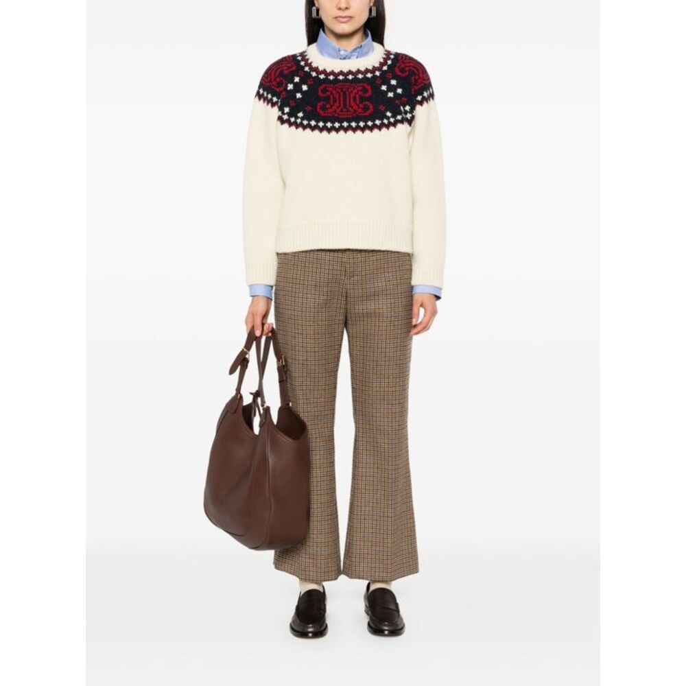 Celine Women Cropped, Boxy Maglia G.Collo - Picture 4 of 5